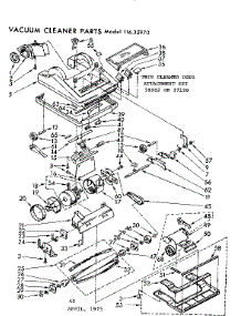 Nozzle And Motor Assembly parts for Kenmore Vacuum 116.35970 (11635970, 116 35970) from AppliancePartsPros.com