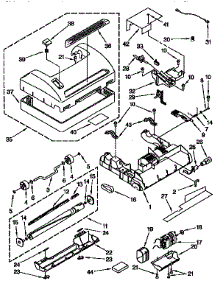 Nozzle And Motor parts for Kenmore Vacuum 116.3082591C (1163082591C, 116 3082591C) from AppliancePartsPros.com