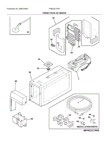 Fresh Food Ice Maker parts for Frigidaire Refrigerator FPBC2277RFJ from AppliancePartsPros.com