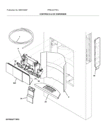 Controls & Ice Dispenser parts for Frigidaire Refrigerator FPBC2277RFJ from AppliancePartsPros.com