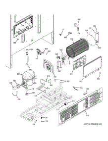 Machine Compartment parts for Ge Refrigerator CFE28TSHISS from AppliancePartsPros.com