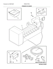Freezer Ice Maker parts for Frigidaire Refrigerator FPBC2277RFJ from AppliancePartsPros.com