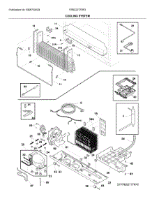 Cooling System parts for Frigidaire Refrigerator FPBG2277RF3 from AppliancePartsPros.com
