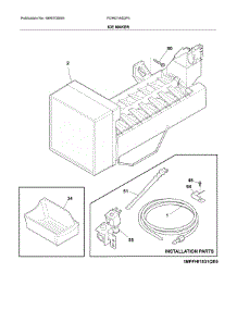 Ice Maker parts for Frigidaire Refrigerator FGHI2164QF5 from AppliancePartsPros.com