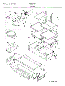 Shelves parts for Frigidaire Refrigerator FPBC2277RFG from AppliancePartsPros.com