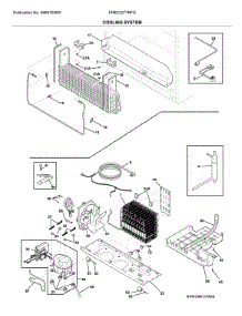Coolcooling System parts for Frigidaire Refrigerator FPBC2277RFG from AppliancePartsPros.com