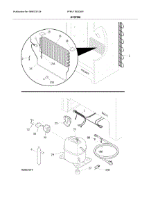 System parts for Frigidaire Refrigerator FFRU17B2QWE from AppliancePartsPros.com
