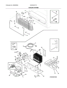 System parts for Frigidaire Refrigerator DGHD2361TF3 from AppliancePartsPros.com