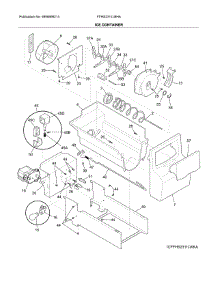 Container parts for Frigidaire Refrigerator FFHS2311LBHA from AppliancePartsPros.com