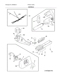 Controls parts for Frigidaire Refrigerator FFHS2311LBHA from AppliancePartsPros.com
