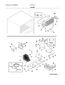 System parts for Frigidaire Refrigerator FGTR2042TP1 from AppliancePartsPros.com
