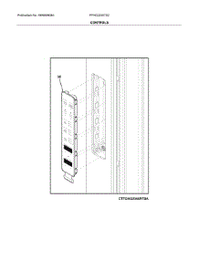 Controls parts for Frigidaire Refrigerator FFHG2250TS2 from AppliancePartsPros.com