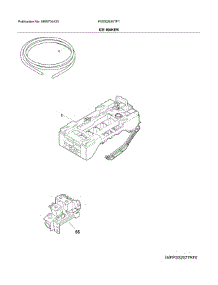 Ice Maker parts for Frigidaire Refrigerator FGSS2635TF1 from AppliancePartsPros.com
