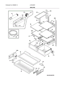 Shelves parts for Frigidaire Refrigerator LGHD2369TD2 from AppliancePartsPros.com