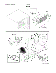 System parts for Frigidaire Refrigerator FFHT2032TS1 from AppliancePartsPros.com