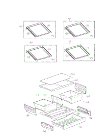 Refrigerator Parts parts for Lg Refrigerator LFC28768SB/00 from AppliancePartsPros.com