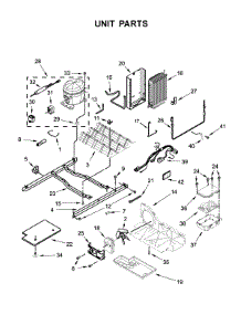 Unit Parts parts for Kenmore Refrigerator 106.51115711 (10651115711, 106 51115711) from AppliancePartsPros.com