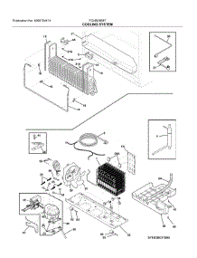 System parts for Frigidaire Refrigerator FGHB2868TF2 from AppliancePartsPros.com