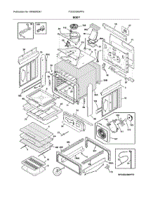 Body parts for Frigidaire Range FGGS3065PFU from AppliancePartsPros.com