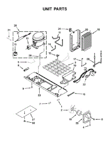 Unit Parts parts for Kenmore Refrigerator 106.51783413 (10651783413, 106 51783413) from AppliancePartsPros.com