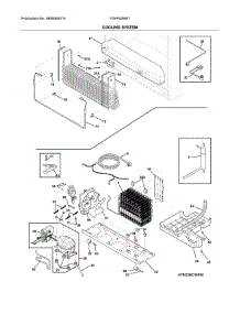 System parts for Frigidaire Refrigerator FGHN2868TP2 from AppliancePartsPros.com