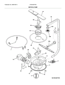 Motor & Pump parts for Frigidaire Dishwasher LFID2426TF2A from AppliancePartsPros.com