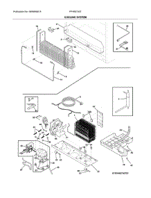 Cooling System parts for Frigidaire Refrigerator FFHB2750TS3 from AppliancePartsPros.com
