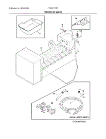 Freezer Ice Maker parts for Frigidaire Refrigerator FPBS2777RFF from AppliancePartsPros.com