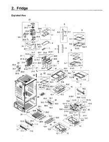 Fridge parts for Samsung Refrigerator RF28HFEDBWW/AA-09 from AppliancePartsPros.com