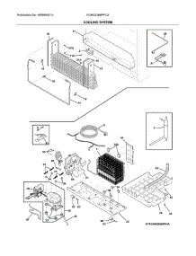 System parts for Frigidaire Refrigerator FGHG2366PFCA from AppliancePartsPros.com