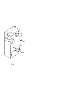 Valve & Water Tube parts for Kenmore Refrigerator 795.72052313 (79572052313, 795 72052313) from AppliancePartsPros.com