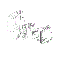 Ice Maker & Ice Bin parts for Kenmore Refrigerator 795.72052313 (79572052313, 795 72052313) from AppliancePartsPros.com