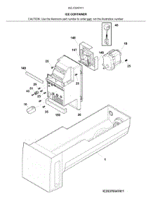 Container parts for Kenmore Refrigerator 253.70347411 (25370347411, 253 70347411) from AppliancePartsPros.com
