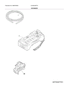 Ice Maker parts for Frigidaire Refrigerator LGHK2336TF0 from AppliancePartsPros.com