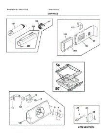 Controls parts for Frigidaire Refrigerator LGHK2336TF0 from AppliancePartsPros.com