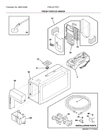 Fresh Food Ice Maker parts for Frigidaire Refrigerator FPBC2277RFC from AppliancePartsPros.com