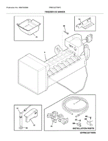 Freezer Ice Maker parts for Frigidaire Refrigerator FPBC2277RFC from AppliancePartsPros.com