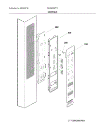 Controls parts for Frigidaire Refrigerator FGHN2868TF0 from AppliancePartsPros.com