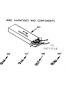 Wire Harnesses And Components parts for Kenmore Range 103.9777710 (1039777710, 103 9777710) from AppliancePartsPros.com