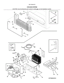 System parts for Kenmore Refrigerator 253.7044341D (2537044341D, 253 7044341D) from AppliancePartsPros.com