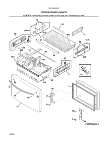 Freezer Door parts for Kenmore Refrigerator 253.7044341D (2537044341D, 253 7044341D) from AppliancePartsPros.com