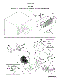 System parts for Kenmore Refrigerator 253.60413715 (25360413715, 253 60413715) from AppliancePartsPros.com