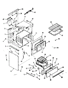 Body Section parts for Kenmore Range 911.7118610 (9117118610, 911 7118610) from AppliancePartsPros.com