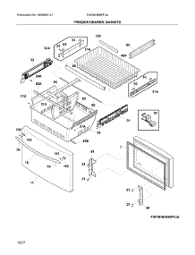 Freezer Door parts for Frigidaire Refrigerator FGHN2866PFJA from AppliancePartsPros.com