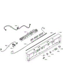 Control Panel parts for Kenmore Dishwasher 630.13912014 (63013912014, 630 13912014) from AppliancePartsPros.com