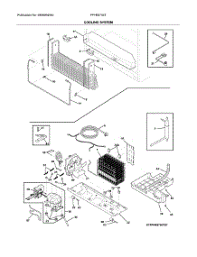 Cooling System parts for Frigidaire Refrigerator FFHB2750TS1 from AppliancePartsPros.com