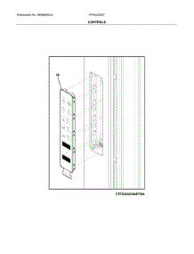 Controller parts for Frigidaire Refrigerator FFHG2250TS1 from AppliancePartsPros.com