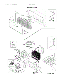 System parts for Frigidaire Refrigerator FFHN2750TD1 from AppliancePartsPros.com