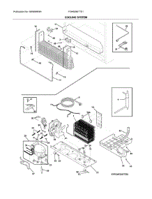 Cooling System parts for Frigidaire Refrigerator FGHB2867TD1 from AppliancePartsPros.com