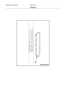 Controller parts for Frigidaire Refrigerator FPBG2277RF7 from AppliancePartsPros.com